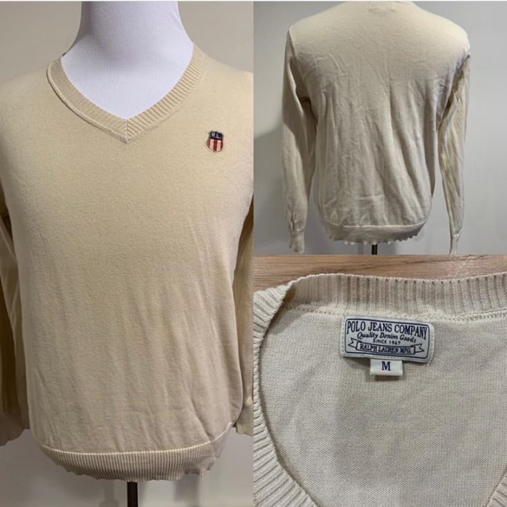 Vintage Ralph Lauren v-neck sweater
